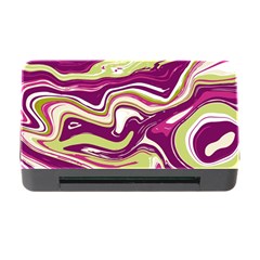 Purple Vivid Marble Pattern Memory Card Reader With Cf by goljakoff