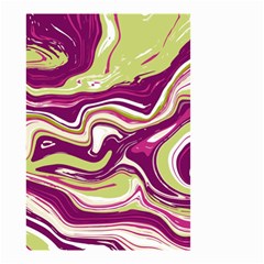 Purple Vivid Marble Pattern Small Garden Flag (two Sides) by goljakoff