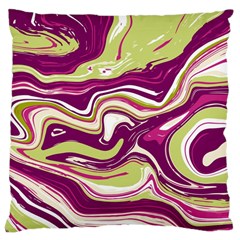 Purple Vivid Marble Pattern Large Cushion Case (one Side) by goljakoff