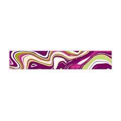 Purple Vivid Marble Pattern Flano Scarf (mini) by goljakoff