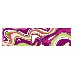 Purple Vivid Marble Pattern Satin Scarf (oblong) by goljakoff