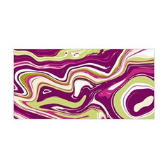 Purple Vivid Marble Pattern Yoga Headband by goljakoff