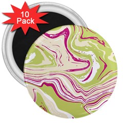 Vector Vivid Marble Pattern 6 3  Magnets (10 Pack)  by goljakoff