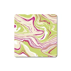 Vector Vivid Marble Pattern 6 Square Magnet by goljakoff