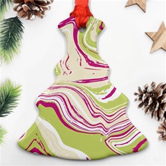 Vector Vivid Marble Pattern 6 Ornament (christmas Tree)  by goljakoff