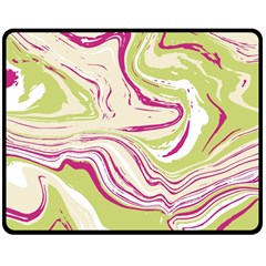 Vector Vivid Marble Pattern 6 Double Sided Fleece Blanket (medium)  by goljakoff