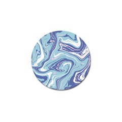 Blue Vivid Marble Pattern Golf Ball Marker (10 Pack) by goljakoff