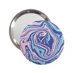 Blue Vivid Marble Pattern 10 2.25  Handbag Mirrors Front