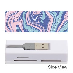 Blue Vivid Marble Pattern 10 Memory Card Reader (stick) by goljakoff