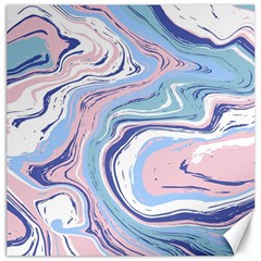 Rose And Blue Vivid Marble Pattern 11 Canvas 20  X 20  by goljakoff