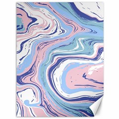 Rose And Blue Vivid Marble Pattern 11 Canvas 36  X 48  by goljakoff