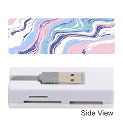 Rose And Blue Vivid Marble Pattern 11 Memory Card Reader (stick) by goljakoff