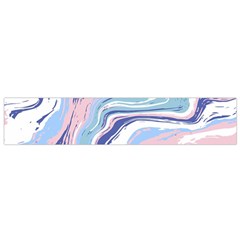 Rose And Blue Vivid Marble Pattern 11 Small Flano Scarf by goljakoff