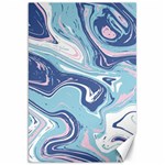 Blue Vivid Marble Pattern 12 Canvas 20  x 30  19.62 x28.9  Canvas - 1