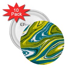 Vector Vivid Marble Pattern 13 2 25  Buttons (10 Pack)  by goljakoff