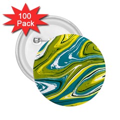 Vector Vivid Marble Pattern 13 2 25  Buttons (100 Pack)  by goljakoff