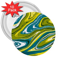 Vector Vivid Marble Pattern 13 3  Buttons (10 Pack)  by goljakoff