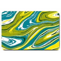 Vector Vivid Marble Pattern 13 Large Doormat  by goljakoff