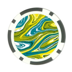 Vector Vivid Marble Pattern 13 Poker Chip Card Guard (10 Pack) by goljakoff