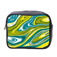 Vector Vivid Marble Pattern 13 Mini Toiletries Bag (two Sides) by goljakoff