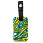 Vector Vivid Marble Pattern 13 Luggage Tag (one side) Front