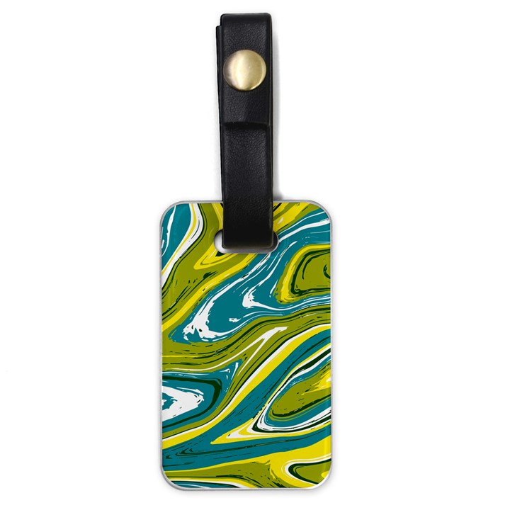 Vector Vivid Marble Pattern 13 Luggage Tag (one side)