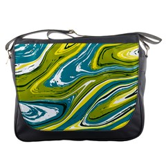 Vector Vivid Marble Pattern 13 Messenger Bag by goljakoff