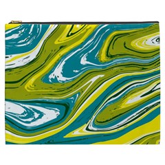 Vector Vivid Marble Pattern 13 Cosmetic Bag (xxxl) by goljakoff