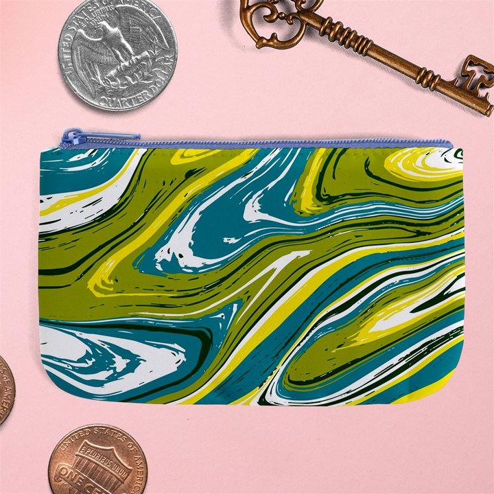 Vector Vivid Marble Pattern 13 Large Coin Purse