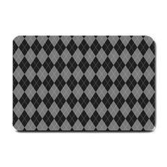 Black Diamonds Small Doormat  by ArtsyWishy