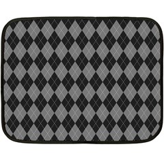 Black Diamonds Double Sided Fleece Blanket (Mini) 