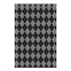 Black Diamonds Shower Curtain 48  x 72  (Small) 