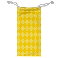 Yellow Diamonds Jewelry Bag by ArtsyWishy