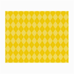 Yellow Diamonds Small Glasses Cloth (2 Sides) by ArtsyWishy