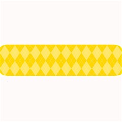 Yellow Diamonds Large Bar Mat by ArtsyWishy