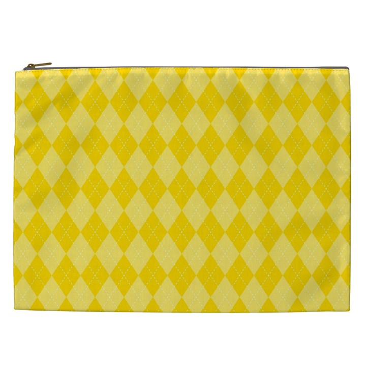 Yellow Diamonds Cosmetic Bag (XXL)