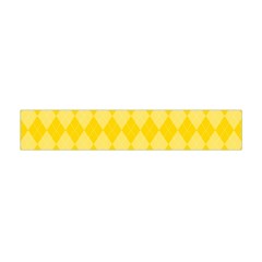 Yellow Diamonds Flano Scarf (mini) by ArtsyWishy