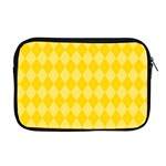 Yellow Diamonds Apple MacBook Pro 17  Zipper Case Front