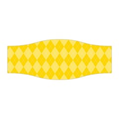 Yellow Diamonds Stretchable Headband by ArtsyWishy