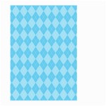 Baby Blue Design Large Garden Flag (Two Sides) Back