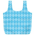 Baby Blue Design Full Print Recycle Bag (XXXL) Front