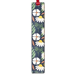 Flower Grey Pattern Floral Large Book Marks by Dutashop