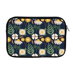 Flower Grey Pattern Floral Apple Macbook Pro 17  Zipper Case