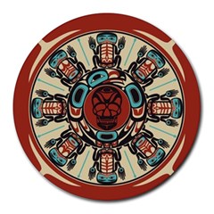 Grateful-dead-pacific-northwest-cover Round Mousepads by Sapixe