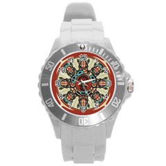 Grateful-dead-pacific-northwest-cover Round Plastic Sport Watch (l) by Sapixe