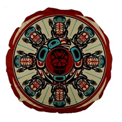 Grateful-dead-pacific-northwest-cover Large 18  Premium Round Cushions by Sapixe