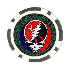 Grateful Dead - Poker Chip Card Guard (10 Pack) by Sapixe