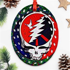 Grateful Dead - Ornament (oval Filigree) by Sapixe