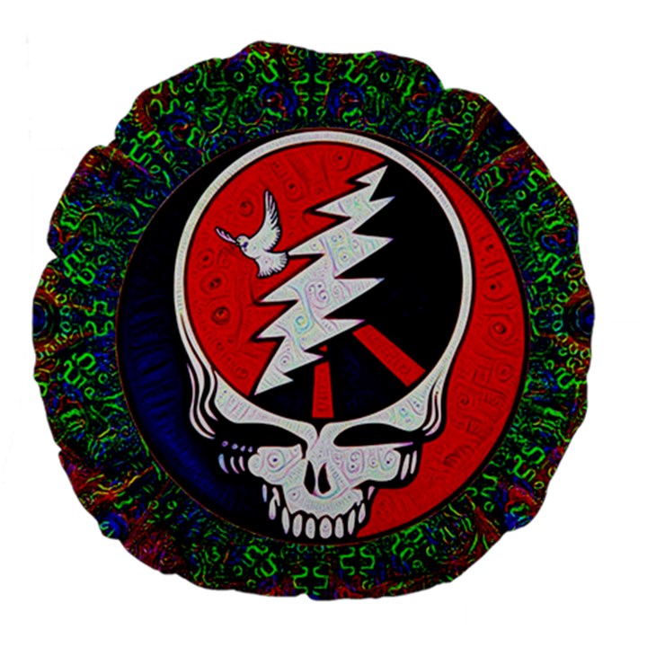 Grateful Dead - Large 18  Premium Flano Round Cushions