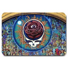 Grateful-dead-ahead-of-their-time Large Doormat  by Sapixe